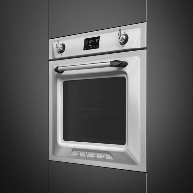 SMEG SOP6902S2PX Многофункциональный духовой шкаф с пароувлажнением и пиролизом, 60 см, 12 функций, нержавеющая сталь с обработкой против отпечатков пальцев