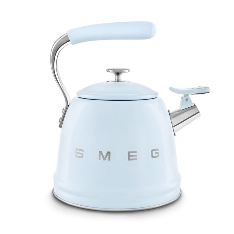SMEG WKF01PB Чайник со свистком, 2.3 л, цвет пастельный голубой