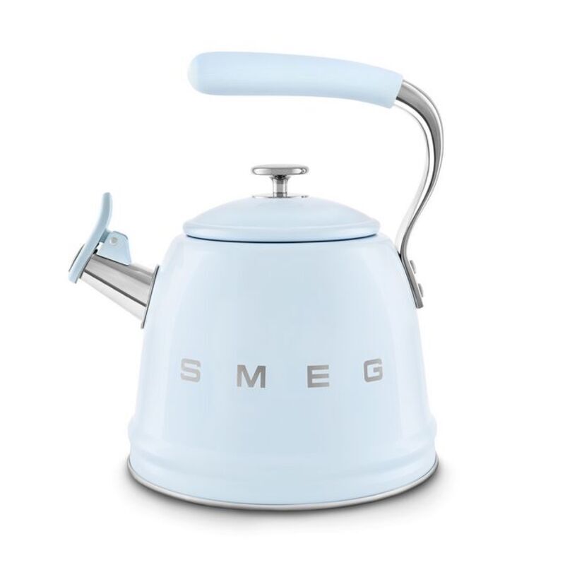 SMEG WKF01PB Чайник со свистком, 2.3 л, цвет пастельный голубой