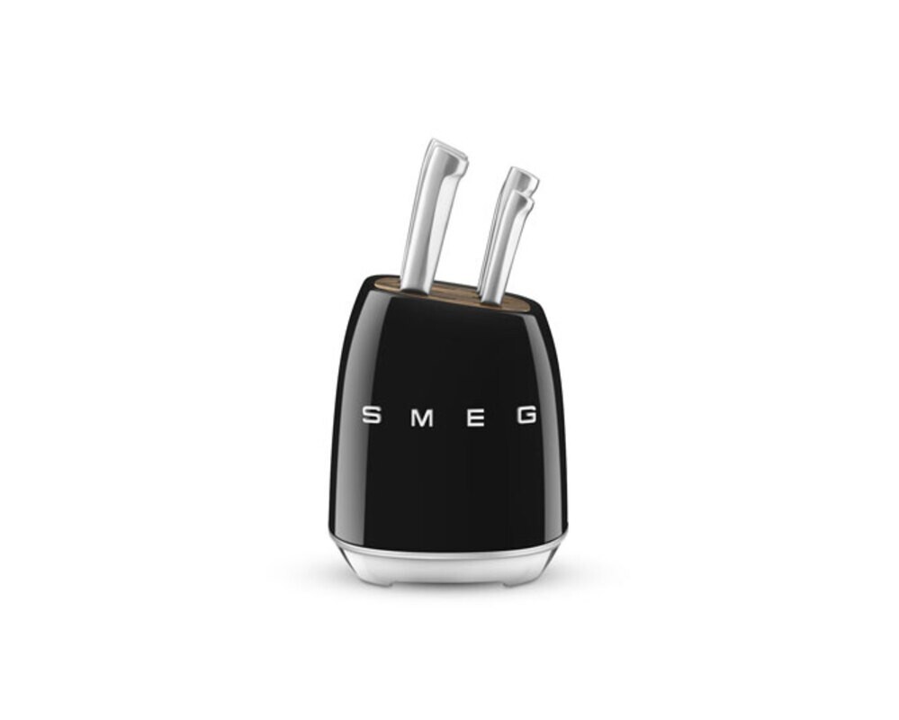 SMEG KBSF02BL Комплект ножей, цвет чёрный