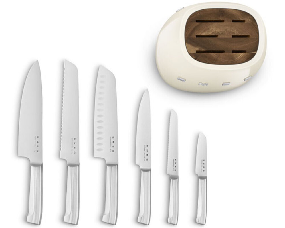 SMEG KBSF02CR Комплект ножей, цвет кремовый