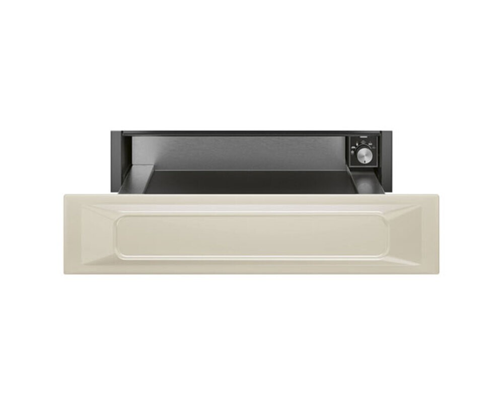 SMEG CPR915P Подогреватель посуды, 60 см, высота 14 см, цвет кремовый, открывание PUSH.
