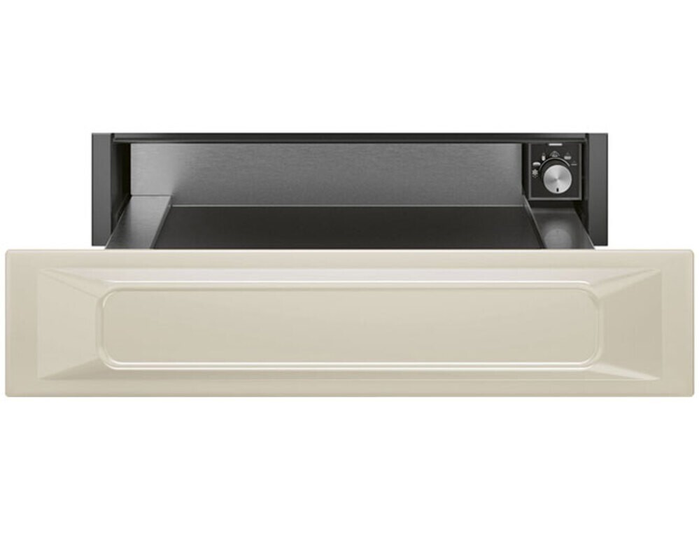 SMEG CPR915P Подогреватель посуды, 60 см, высота 14 см, цвет кремовый, открывание PUSH.