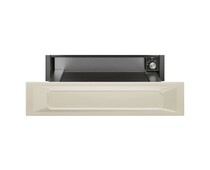 SMEG CPR915P Подогреватель посуды, 60 см, высота 14 см, цвет кремовый, открывание PUSH.