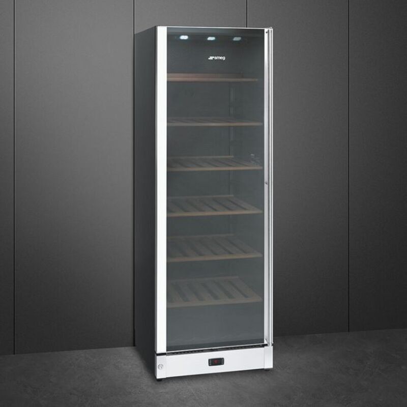 SMEG SCV115G Отдельностоящий холодильный шкаф для вина, ширина 60 см