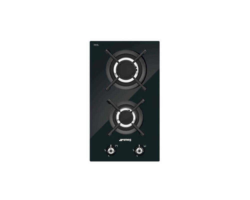 SMEG PV332CN Газовая варочная панель, 30 cм, черная стеклокерамика