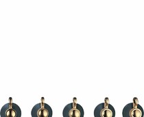 SMEG 5MP800A Набор из 5 ручек в эстетике Coloniale для электрических варочных поверхностей