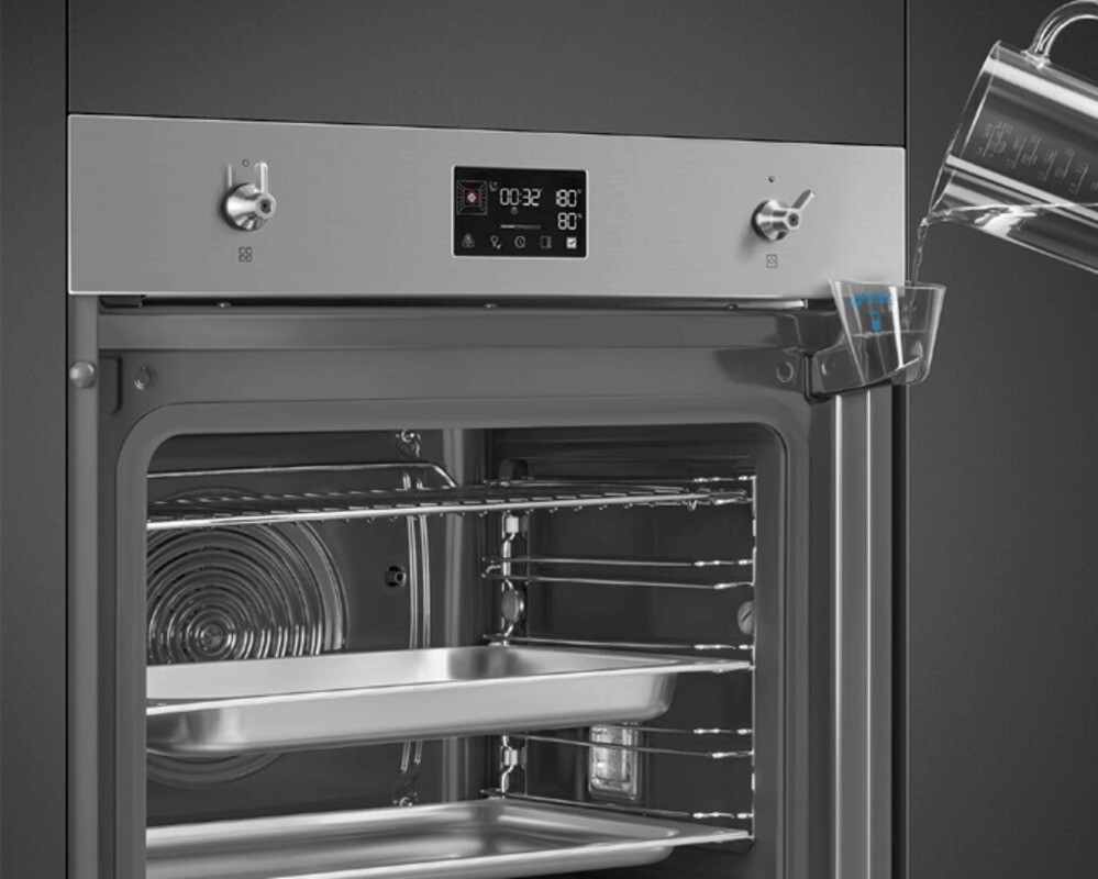 SMEG SO6302S3PX Многофункциональный духовой шкаф, комбинированный с пароваркой, 60 см, 12 функций, нержавеющая сталь с обработкой против отпечатков пальцев