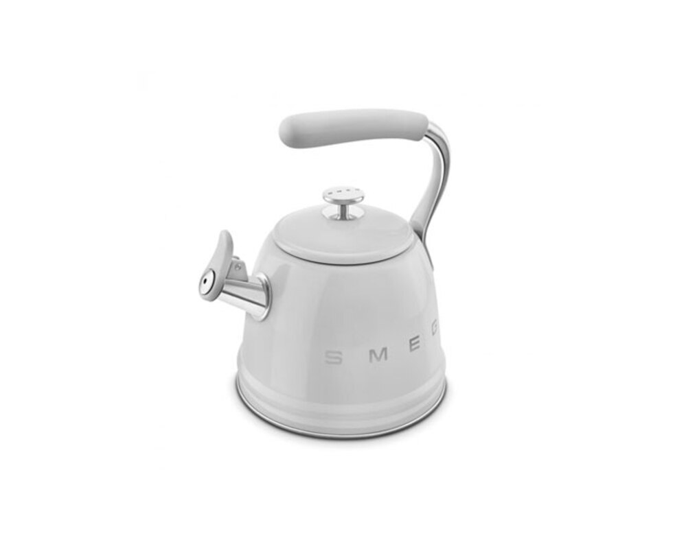 SMEG WKF01SS Чайник со свистком, 2.3 л, цвет нержавеющая сталь (хромированный)