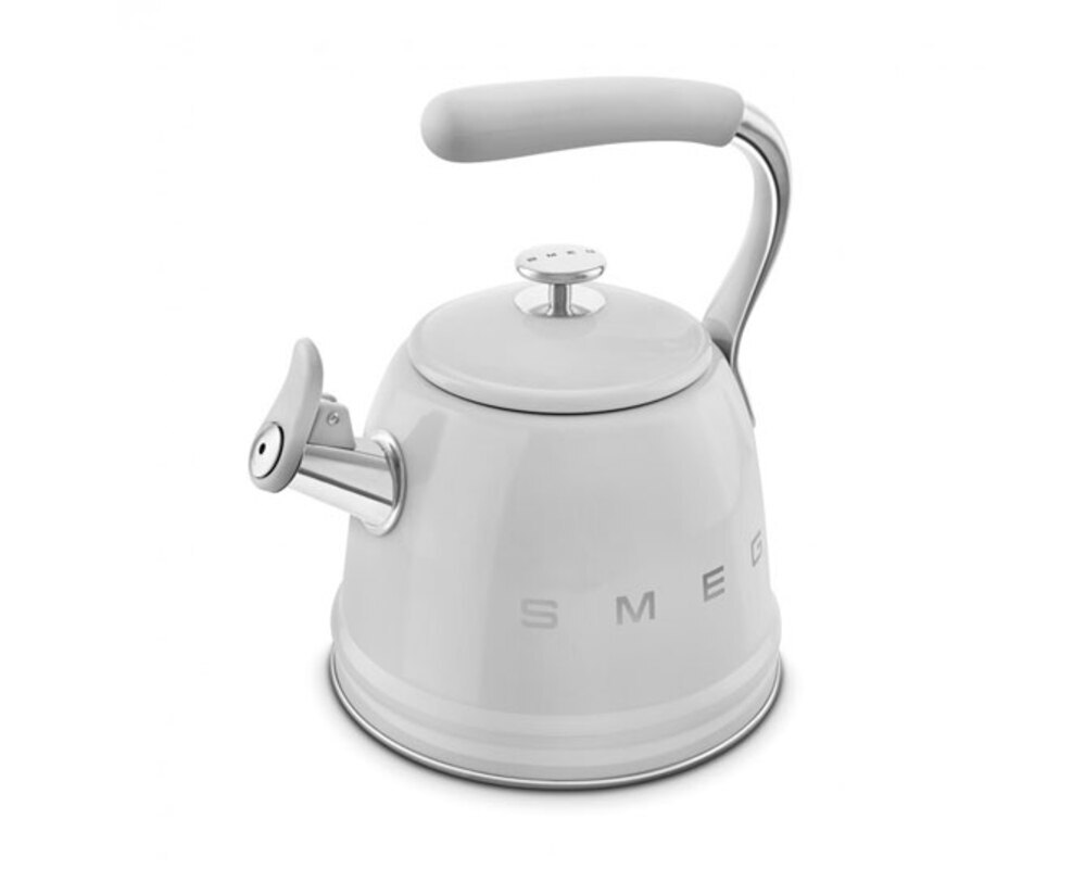 SMEG WKF01SS Чайник со свистком, 2.3 л, цвет нержавеющая сталь (хромированный)