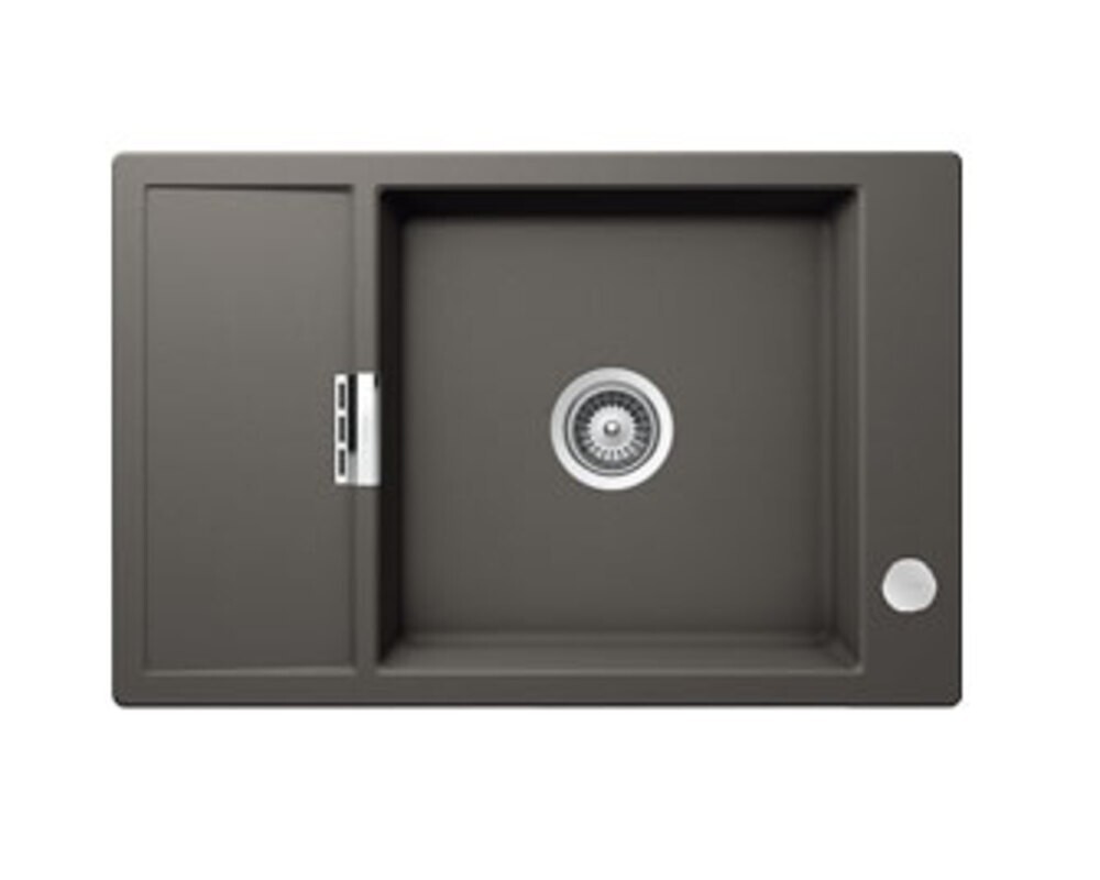Мойка SCHOCK ETON 60D SMALL Cristadur серебристый камень 780х510