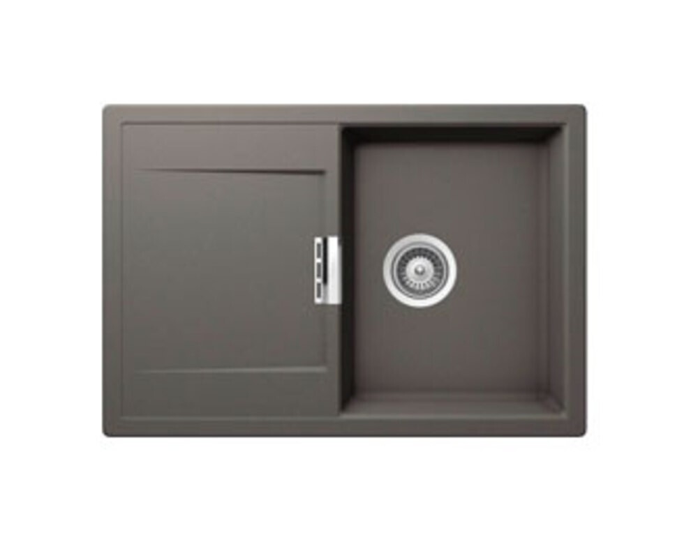 Мойка SCHOCK ETON 45D Cristadur серебристый камень 740х510