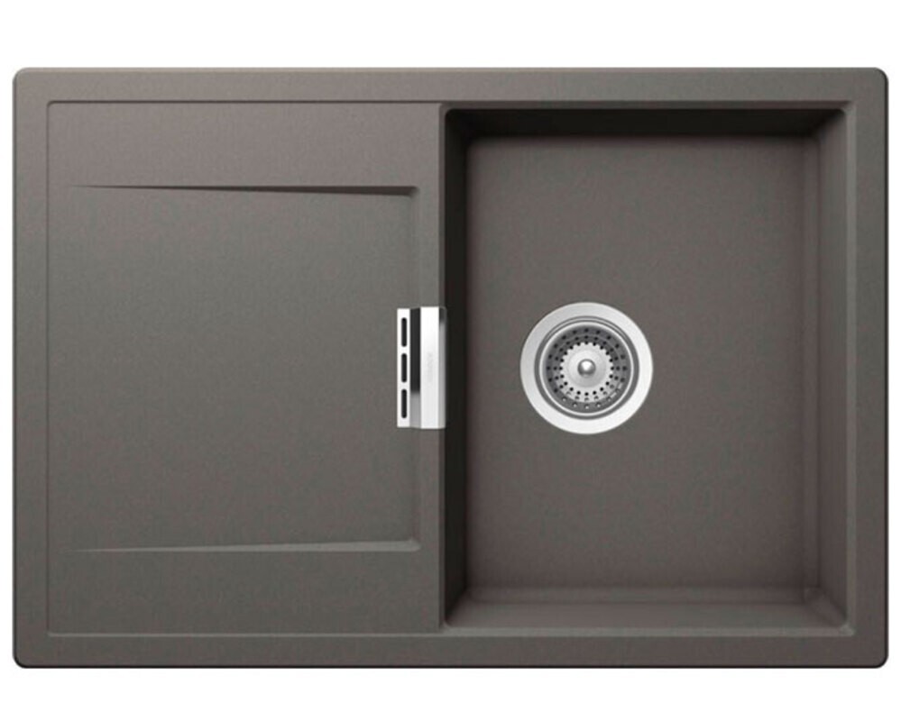 Мойка SCHOCK ETON 45D Cristadur серебристый камень 740х510