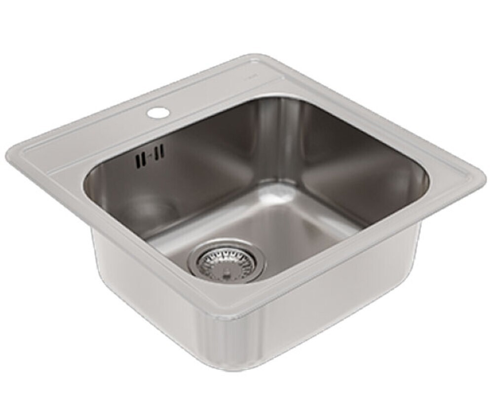 Мойка ALVEUSMORE 20 NAT-90 490 X 500 в комплекте с сифоном 1130550,
