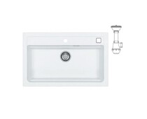 Мойка ALVEUS  GRANITAL ATROX 40 ARCTIC - G11 790 X  500  1X в комплекте с сифоном 1132823,
