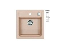 Мойка ALVEUS  GRANITAL ATROX 20 TERRA - G22 470 X  500  1X в комплекте с сифоном 1132823,