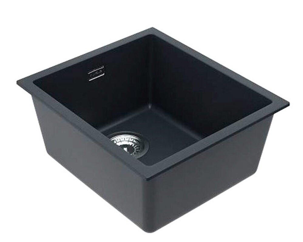 Мойка ALVEUS  OMNI 20 GRANITAL DEEP BLACK-G90  450x450x198 с сифоном 1145083