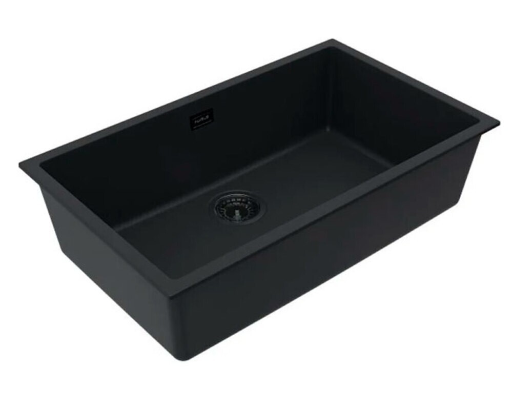 Мойка ALVEUS  OMNI 40 GRANITAL DEEP BLACK-G90  750x450x198 с сифоном 1145083