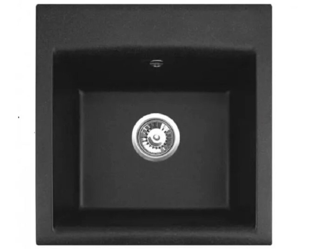 Мойка ALVEUS  GEM 10 GRANITAL G91 500X500X180 в комплекте с сифоном 1130548