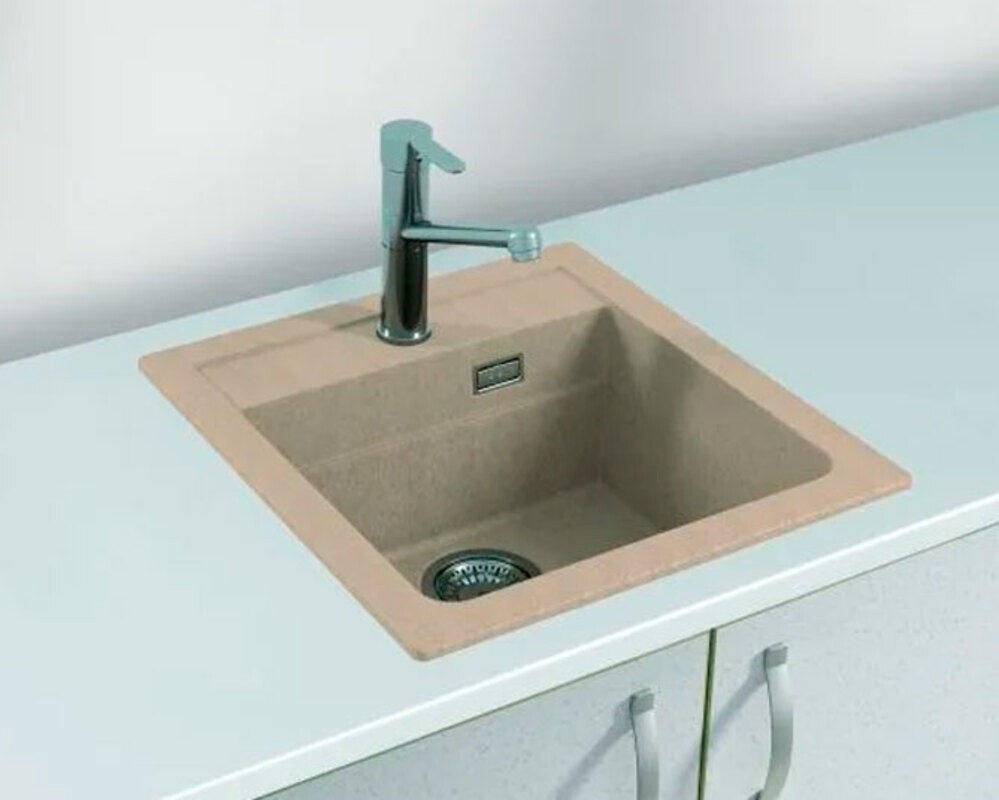 Мойка ALVEUS  GRANITAL ATROX 20 BEIGE - G55 470 X  500  1X в комплекте с сифоном 1132823,