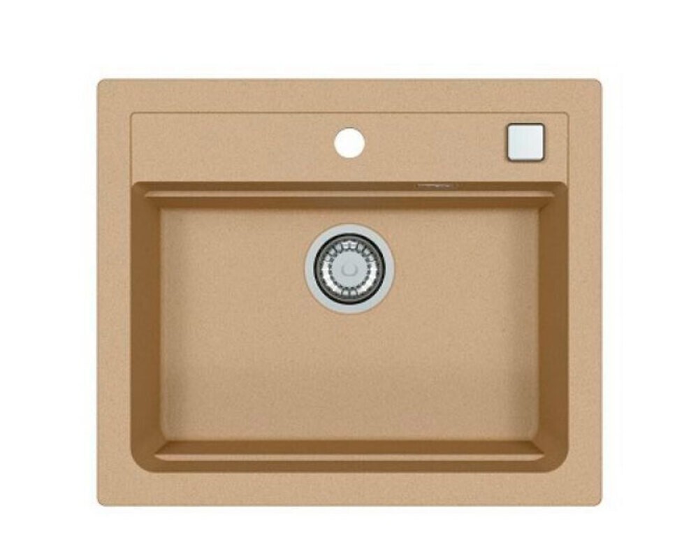 Мойка ALVEUS  GRANITAL ATROX 30 BEIGE - G55 590 X  500  1X в комплекте с сифоном 1132823,