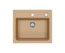 Мойка ALVEUS  GRANITAL ATROX 30 BEIGE - G55 590 X  500  1X в комплекте с сифоном 1132823,