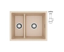 Мойка ALVEUS  OMNI 50 GRANITAL TERRA-G22  550x450x198 с сифоном 1150202