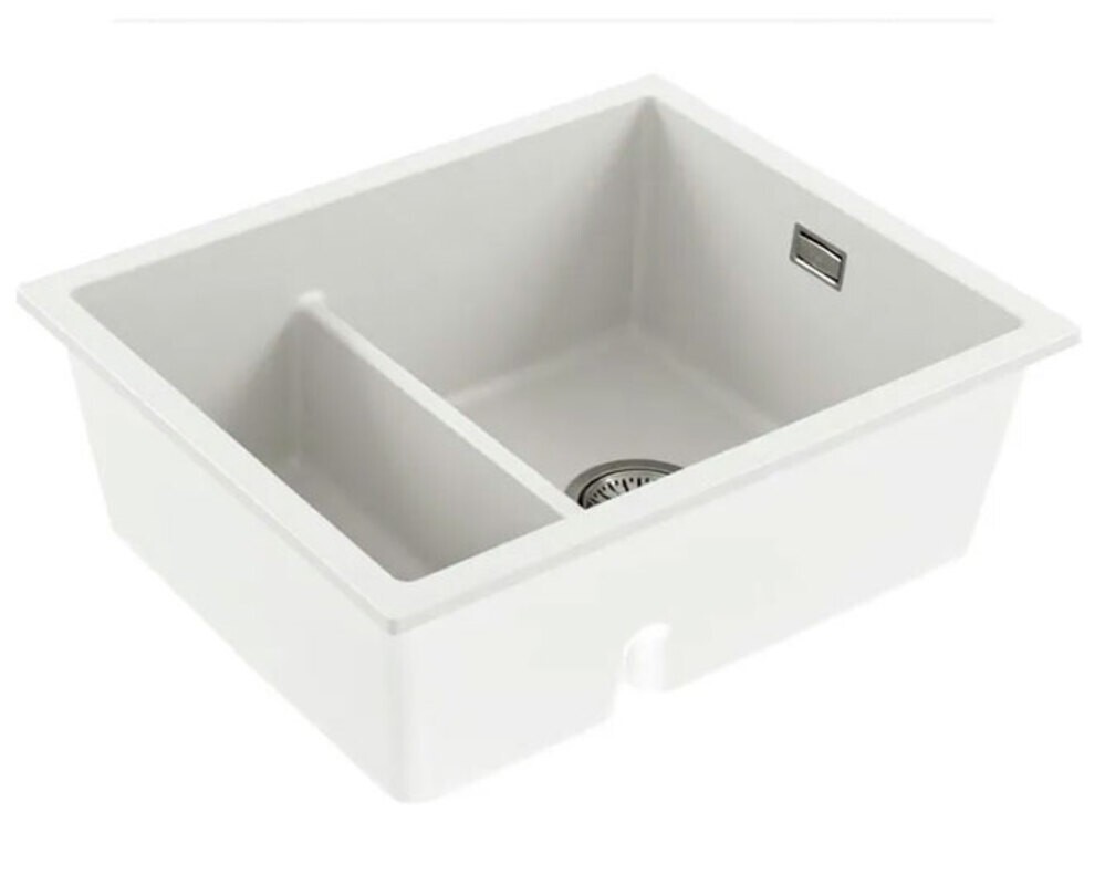 Мойка ALVEUS  OMNI 50 GRANITAL ARCTIC-G11  550x450x198 с сифоном 1150202
