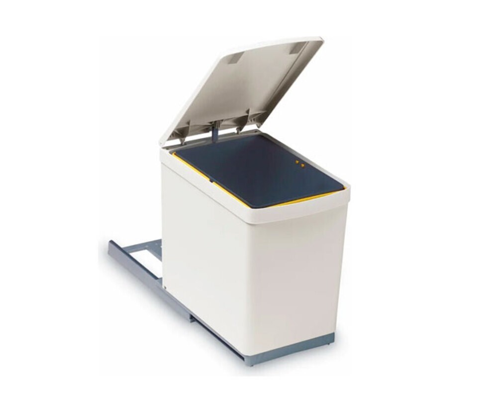 Система сортировки мусора ALBIO 10 1X16 L белый пластик ALVEUS