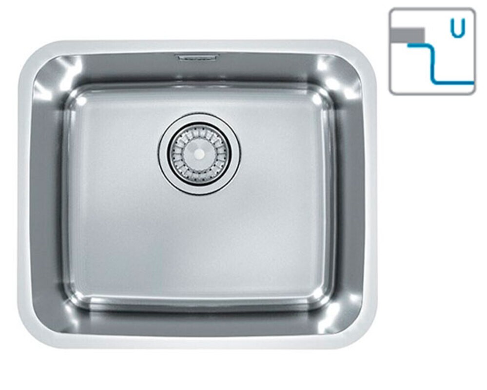 Мойка ALVEUS LUNO 20 SAT 90 FI 340X400 в комплекте с сифоном 1130550,