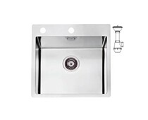 Мойка ALVEUS PURE 70 KMB-90 565X525 в компл. с сифоном 1127252,