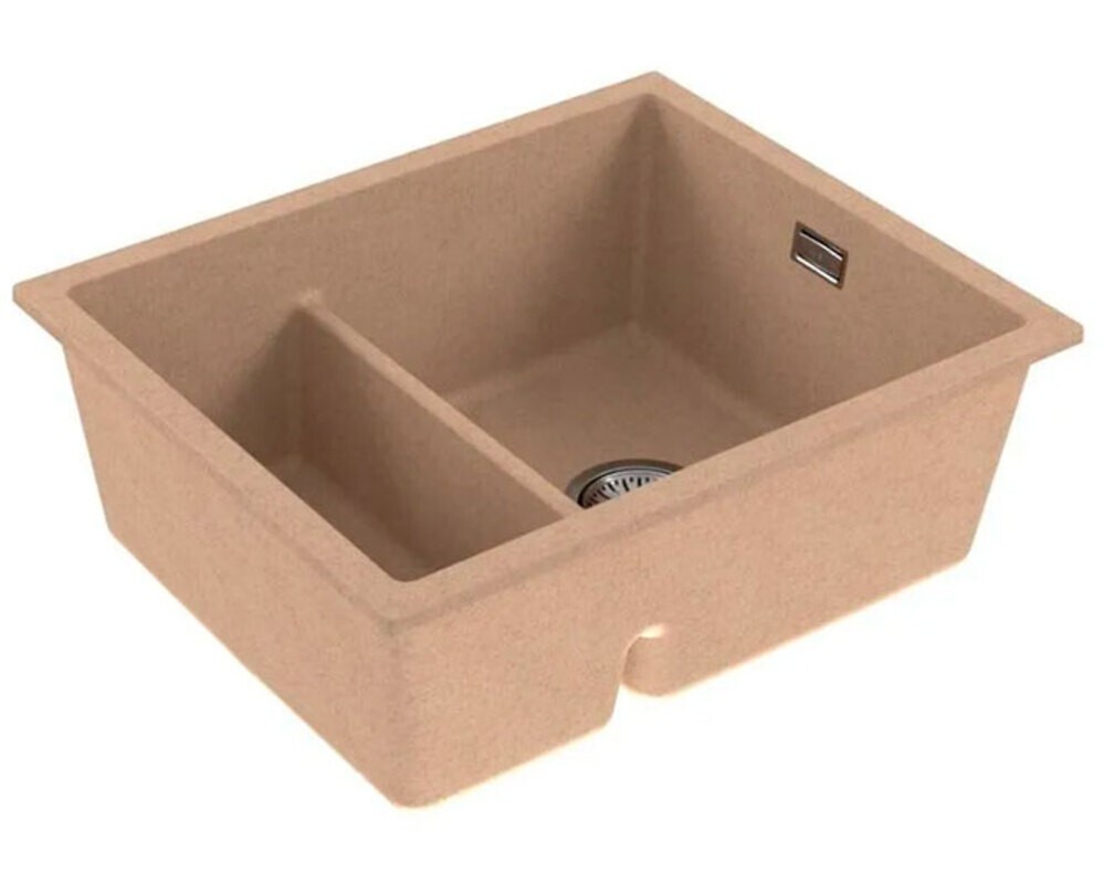 Мойка ALVEUS  OMNI 50 GRANITAL BEIGE-G55  550x450x198 с сифоном 1150202