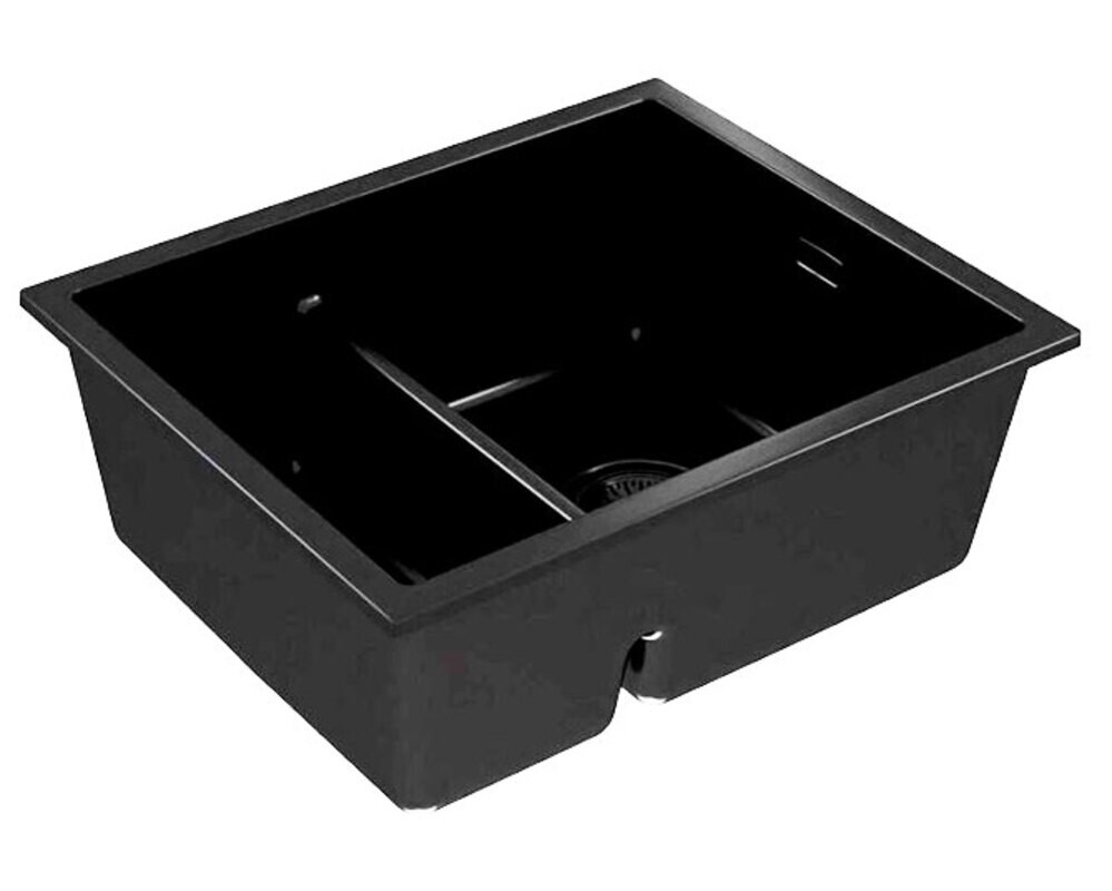 Мойка ALVEUS  OMNI 50 GRANITAL DEEP BLACK-G90 BE 550x450x198 с сифоном 1149000