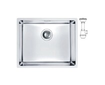 Мойка ALVEUS KOMBINO 50 SAT-90 500X400X195  в комплекте с сифоном 1130550 без коробки