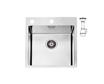 Мойка ALVEUS PURE 20 KMB-90 465X525 в комплекте с сифоном 1127252,