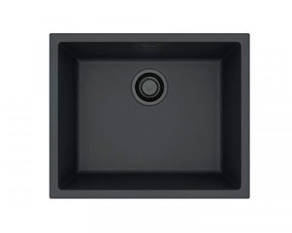 Мойка ALVEUS  OMNI 30 GRANITAL DEEP BLACK-G90 BE 500x450x198 с сифоном 1148151