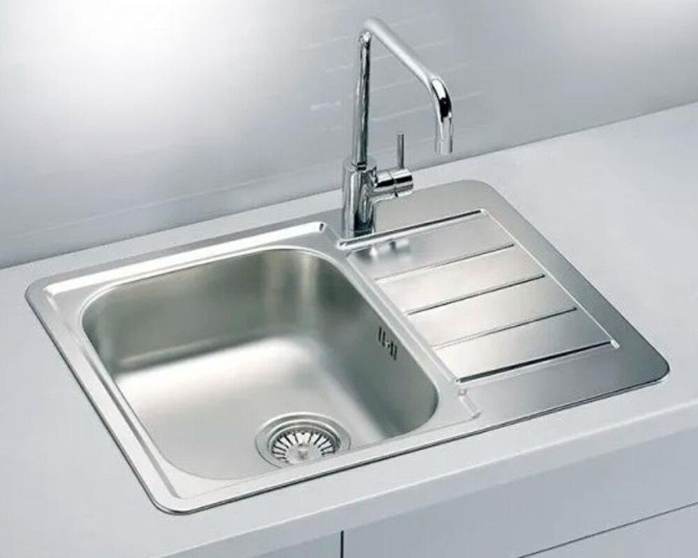 Мойка ALVEUS LINE 110 NAT 90 FI 615X500 в компл. с сифоном 1130551,