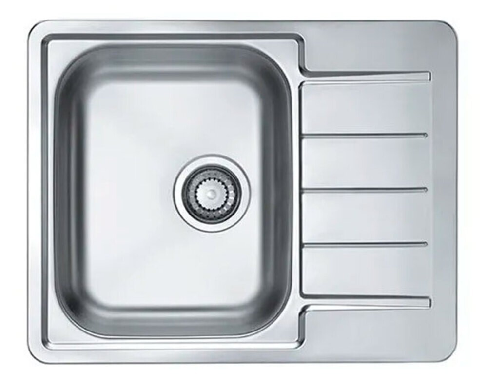 Мойка ALVEUS LINE 110 NAT 90 FI 615X500 в компл. с сифоном 1130551,
