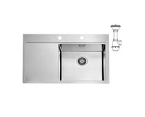 Мойка ALVEUS PURE 50R KMB-90 860X525 правая в компл. с сифоном 1127252,