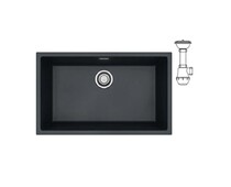 Мойка ALVEUS  OMNI 40 GRANITAL CARBON-G91  750x450x198 с сифоном 1145083