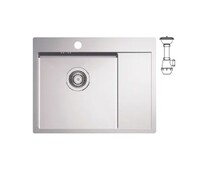 Мойка ALVEUS QUARTO 20 BRS-90 615х480 в комплекте с сифоном 1130551,