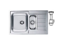 Мойка ALVEUS LINE 70 NAT-90 790X500 в компл. с сифоном 1130555,