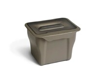 Контейнер с крышкой BIO-5L ALBIO, серый пластик ALVEUS