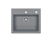 Мойка ALVEUS  GRANITAL ATROX 30 CONCRETE - G81 590 X  500  1X в комплекте с сифоном 1132823,