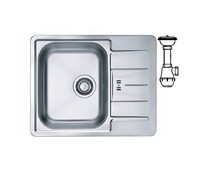 Мойка ALVEUS LINE 60 NAT-90  615X500 в компл. с сифоном 1064388,