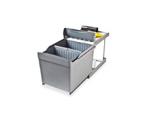 Система сортировки мусора ALBIO 30 2X16 L серый пластик ALVEUS,