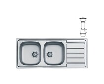Мойка ALVEUS LINE 100 NAT-90 1160X500 в компл. с сифоном 1130555,