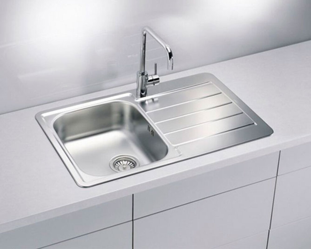 Мойка ALVEUS LINE 80 NAT-90  790X500 в комплекте с сифоном 1130551,