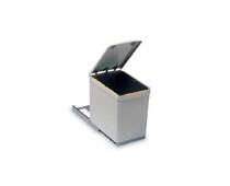 Система сортировки мусора ALBIO 10 1X16 L серый пластик ALVEUS,