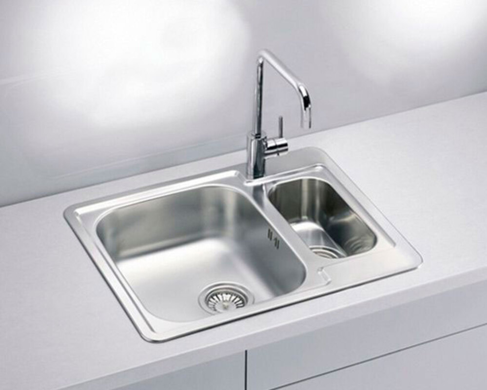 Мойка ALVEUS LINE 50 NAT-90 615X500 в компл. с сифоном 1130555,